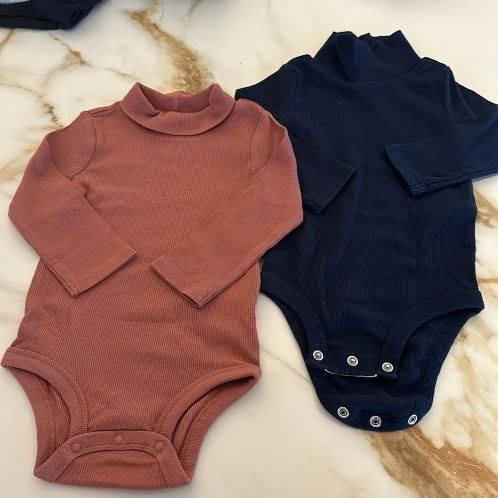 Carters organic turtle neck 2pc